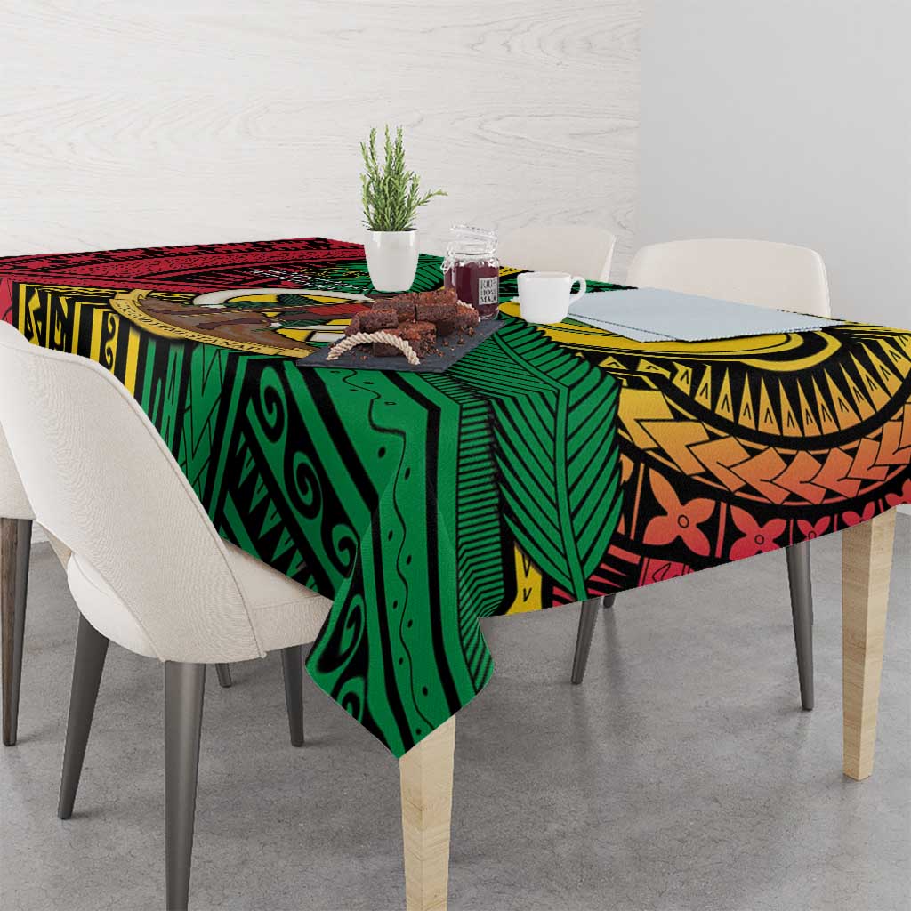 Halo Vanuatu Tablecloth Happy 45th Independence Anniversary
