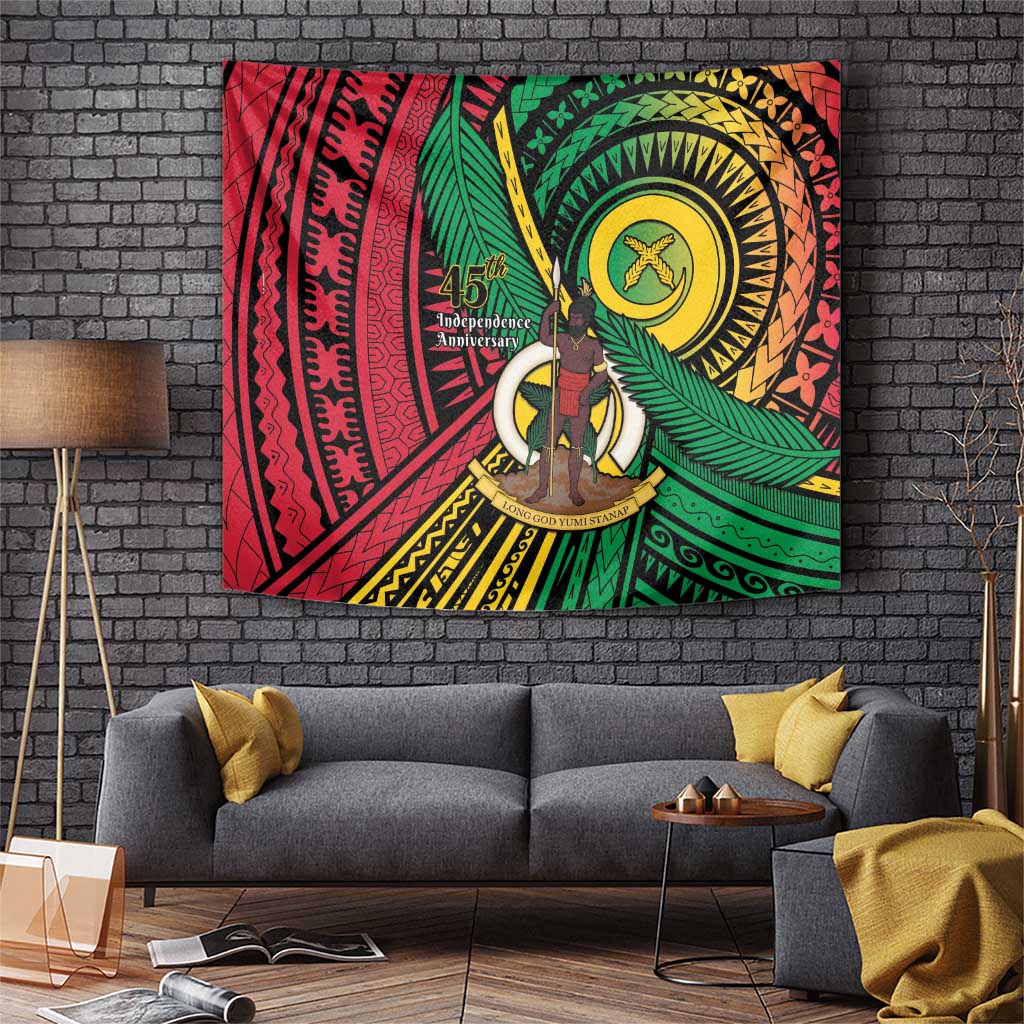 Halo Vanuatu Tapestry Happy 45th Independence Anniversary
