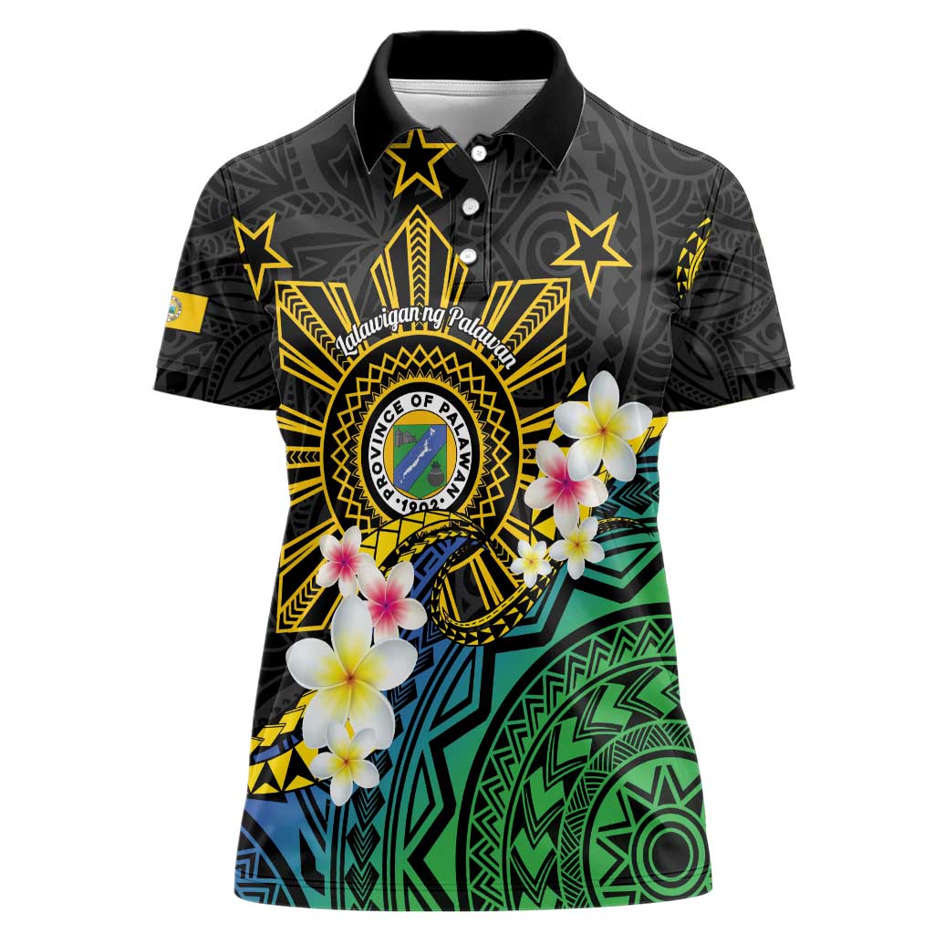 Lalawigan ng Palawan Women Polo Shirt Philippines Province Land of Promise
