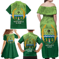 Isabela Philippines Family Matching Off Shoulder Maxi Dress and Hawaiian Shirt Queen Province Of The North