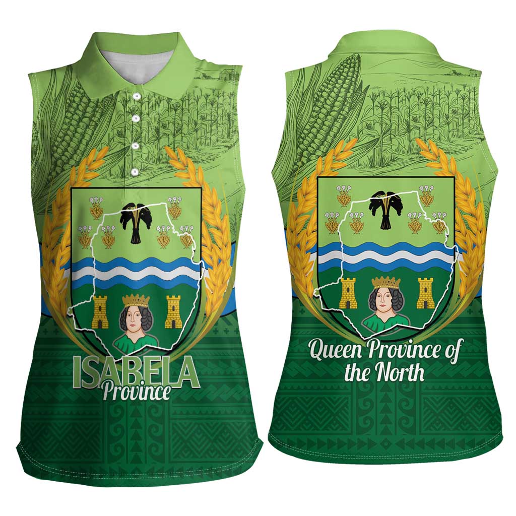 Isabela Philippines Women Sleeveless Polo Shirt Queen Province Of The North