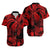 Personalised Polynesian Hawaiian Shirt Tribal Honu Turtle with Hibiscus Red Version LT14 - Polynesian Pride