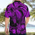 Personalised Polynesian Hawaiian Shirt Tribal Honu Turtle with Hibiscus Purple Version LT14 - Polynesian Pride