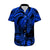 Personalised Polynesian Hawaiian Shirt Tribal Honu Turtle with Hibiscus Blue Version LT14 Blue - Polynesian Pride