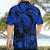 Personalised Polynesian Hawaiian Shirt Tribal Honu Turtle with Hibiscus Blue Version LT14 - Polynesian Pride