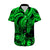 Personalised Polynesian Hawaiian Shirt Tribal Honu Turtle with Hibiscus Green Version LT14 Green - Polynesian Pride