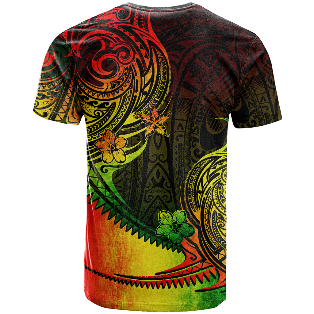 Custom Polynesian Tribal T Shirt Unique Reggae LT14 - Polynesian Pride