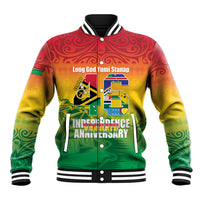 Vanuatu Indipendens Dei Baseball Jacket Yumi 46th Independence Anniversary