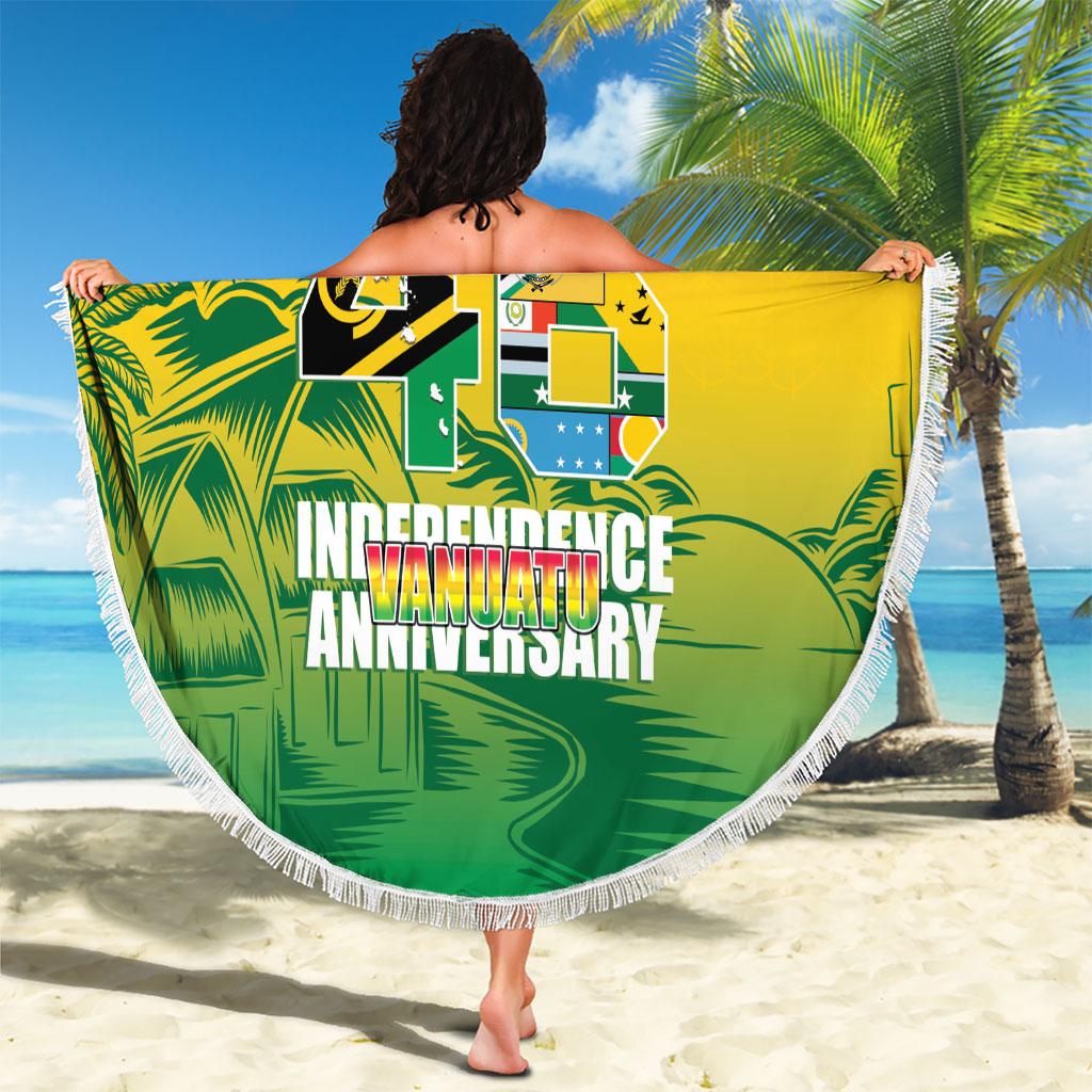 Vanuatu Indipendens Dei Beach Blanket Yumi 46th Independence Anniversary
