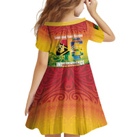 Vanuatu Indipendens Dei Family Matching Long Sleeve Bodycon Dress and Hawaiian Shirt Yumi 46th Independence Anniversary LT14 - Polynesian Pride