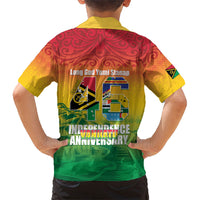 Vanuatu Indipendens Dei Family Matching Puletasi and Hawaiian Shirt Yumi 46th Independence Anniversary