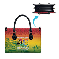 Vanuatu Indipendens Dei Leather Bag Yumi 46th Independence Anniversary
