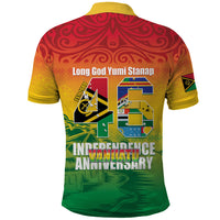 Vanuatu Indipendens Dei Polo Shirt Yumi 46th Independence Anniversary