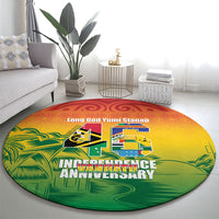 Vanuatu Indipendens Dei Round Carpet Yumi 46th Independence Anniversary