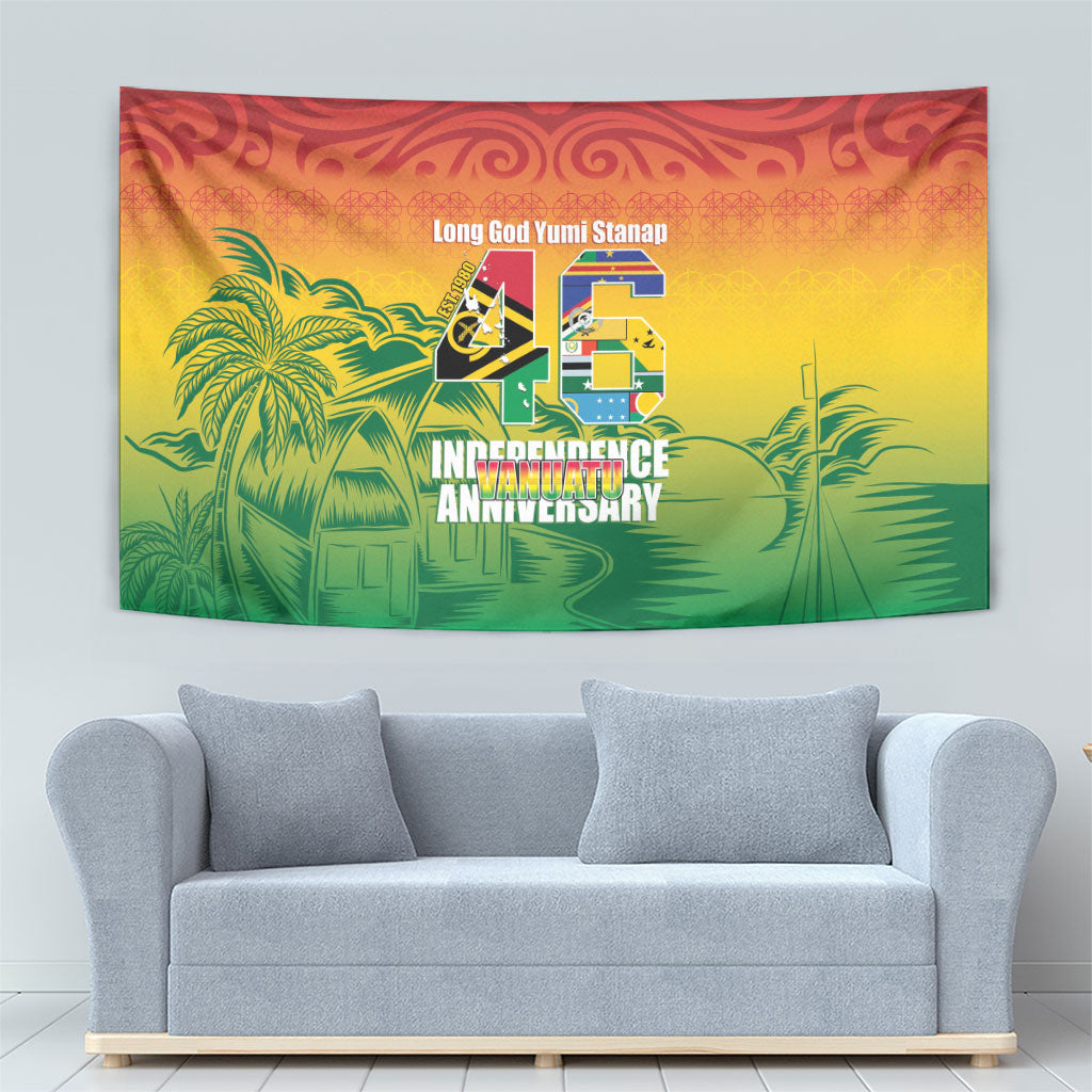 Vanuatu Indipendens Dei Tapestry Yumi 46th Independence Anniversary