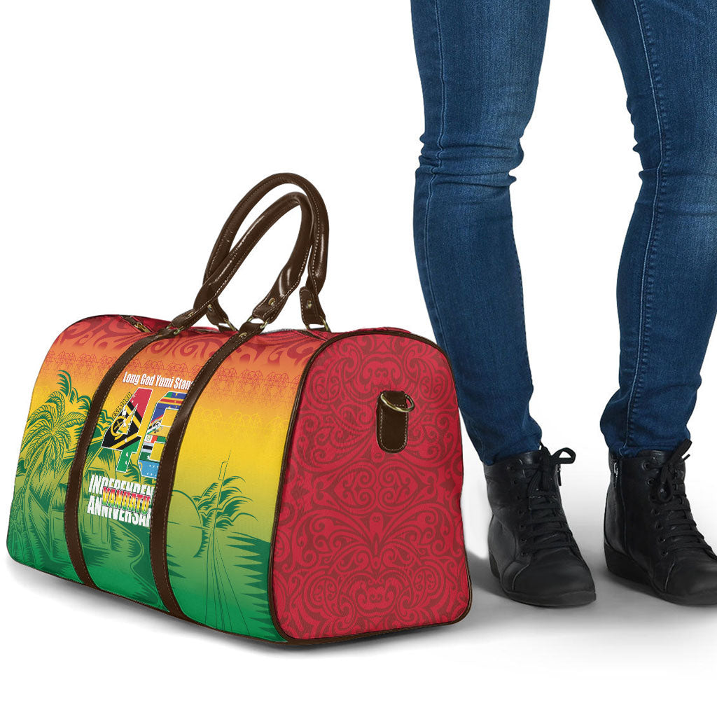 Vanuatu Indipendens Dei Travel Bag Yumi 46th Independence Anniversary