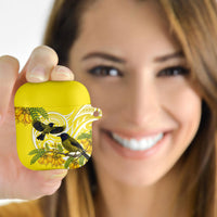 Bellbird New Zealand AirPods Case Korimako Kowhai Maori Pattern