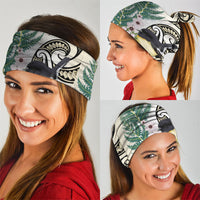 Endemic Tomtit New Zealand Neck Gaiter Miromiro Manuka Silver Fern Maori Pattern