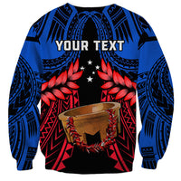 Personalised Samoa Sweatshirt Heritage Festival Samoan Tattoo With Ula Fala Kava Bowl LT14 - Polynesian Pride