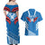 Custom Toa Samoa Rugby Couples Matching Off Shoulder Maxi Dress and Hawaiian Shirt Samoan Siva Tau Uso Aso Uma