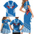 Custom Toa Samoa Rugby Family Matching Short Sleeve Bodycon Dress and Hawaiian Shirt Samoan Siva Tau Uso Aso Uma