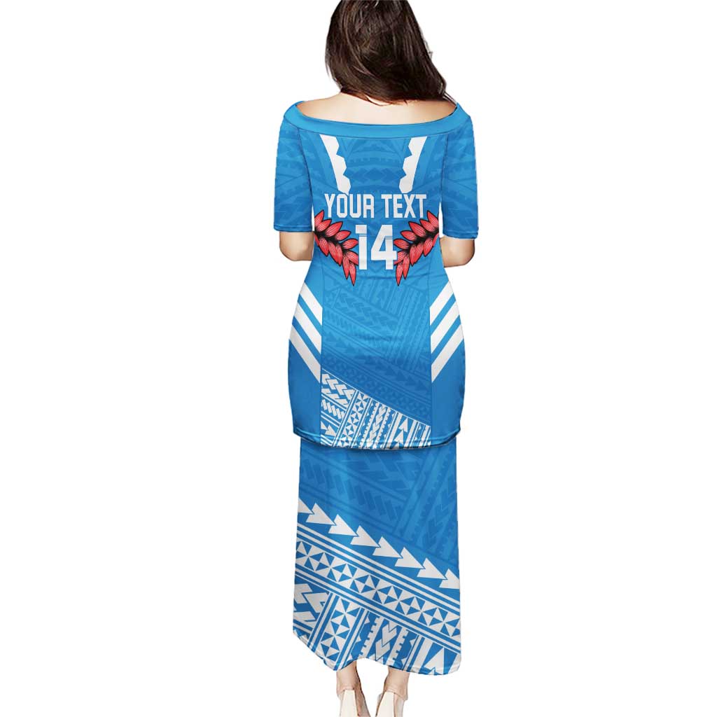 Custom Toa Samoa Rugby Puletasi Samoan Siva Tau Uso Aso Uma