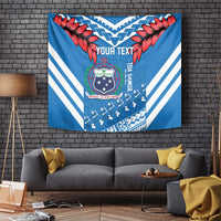 Custom Toa Samoa Rugby Tapestry Samoan Siva Tau Uso Aso Uma