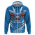 Custom Toa Samoa Rugby Zip Hoodie Samoan Siva Tau Uso Aso Uma