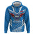 Custom Toa Samoa Rugby Zip Hoodie Samoan Siva Tau Uso Aso Uma