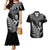 Personalised New Zealand Silver Fern Rugby Couples Matching Mermaid Dress and Hawaiian Shirt Go All Black 2023 World Cup LT14 Black - Polynesian Pride