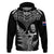 Personalised New Zealand Silver Fern Rugby Hoodie Go All Black 2023 World Cup LT14 Black - Polynesian Pride