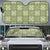Vesuvian Green Palaka Quilt Hawaii Auto Sun Shade Traditional Hawaii-plaid Pattern - Polynesian Pride