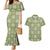 Vesuvian Green Palaka Quilt Hawaii Couples Matching Mermaid Dress and Hawaiian Shirt Traditional Hawaii-plaid Pattern - Polynesian Pride