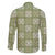 Vesuvian Green Palaka Quilt Hawaii Family Matching Long Sleeve Bodycon Dress and Hawaiian Shirt Traditional Hawaii-plaid Pattern - Polynesian Pride