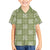 Vesuvian Green Palaka Quilt Hawaii Family Matching Long Sleeve Bodycon Dress and Hawaiian Shirt Traditional Hawaii-plaid Pattern - Polynesian Pride