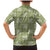 Vesuvian Green Palaka Quilt Hawaii Family Matching Mermaid Dress and Hawaiian Shirt Traditional Hawaii-plaid Pattern - Polynesian Pride
