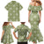 Vesuvian Green Palaka Quilt Hawaii Family Matching Mermaid Dress and Hawaiian Shirt Traditional Hawaii-plaid Pattern - Polynesian Pride