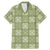 Vesuvian Green Palaka Quilt Hawaii Family Matching Mermaid Dress and Hawaiian Shirt Traditional Hawaii-plaid Pattern - Polynesian Pride