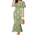 Vesuvian Green Palaka Quilt Hawaii Family Matching Mermaid Dress and Hawaiian Shirt Traditional Hawaii-plaid Pattern - Polynesian Pride