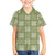 Vesuvian Green Palaka Quilt Hawaii Family Matching Short Sleeve Bodycon Dress and Hawaiian Shirt Traditional Hawaii-plaid Pattern - Polynesian Pride