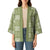 Vesuvian Green Palaka Quilt Hawaii Kimono Traditional Hawaii-plaid Pattern - Polynesian Pride