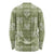 Vesuvian Green Palaka Quilt Hawaii Long Sleeve Shirt Traditional Hawaii-plaid Pattern - Polynesian Pride