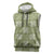 Vesuvian Green Palaka Quilt Hawaii Sleeveless Hoodie Traditional Hawaii-plaid Pattern - Polynesian Pride