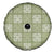 Vesuvian Green Palaka Quilt Hawaii Spare Tire Cover Traditional Hawaii-plaid Pattern - Polynesian Pride