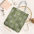 Vesuvian Green Palaka Quilt Hawaii Tote Bag Traditional Hawaii-plaid Pattern - Polynesian Pride