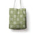 Vesuvian Green Palaka Quilt Hawaii Tote Bag Traditional Hawaii-plaid Pattern - Polynesian Pride
