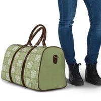 Vesuvian Green Palaka Quilt Hawaii Travel Bag Traditional Hawaii-plaid Pattern - Polynesian Pride