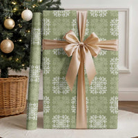 Vesuvian Green Palaka Quilt Hawaii Wrapping Paper Traditional Hawaii-plaid Pattern - Polynesian Pride