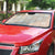 Beige Palaka Quilt Hawaii Auto Sun Shade Traditional Hawaii-plaid Pattern - Polynesian Pride