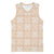 Beige Palaka Quilt Hawaii Basketball Jersey Traditional Hawaii-plaid Pattern - Polynesian Pride